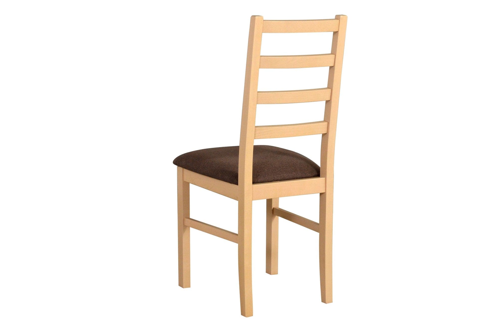 Scaun NILO 8, stejar sonoma/maro - Inari 24, lemn de fag/stofa clasica, 43x40x94 cm