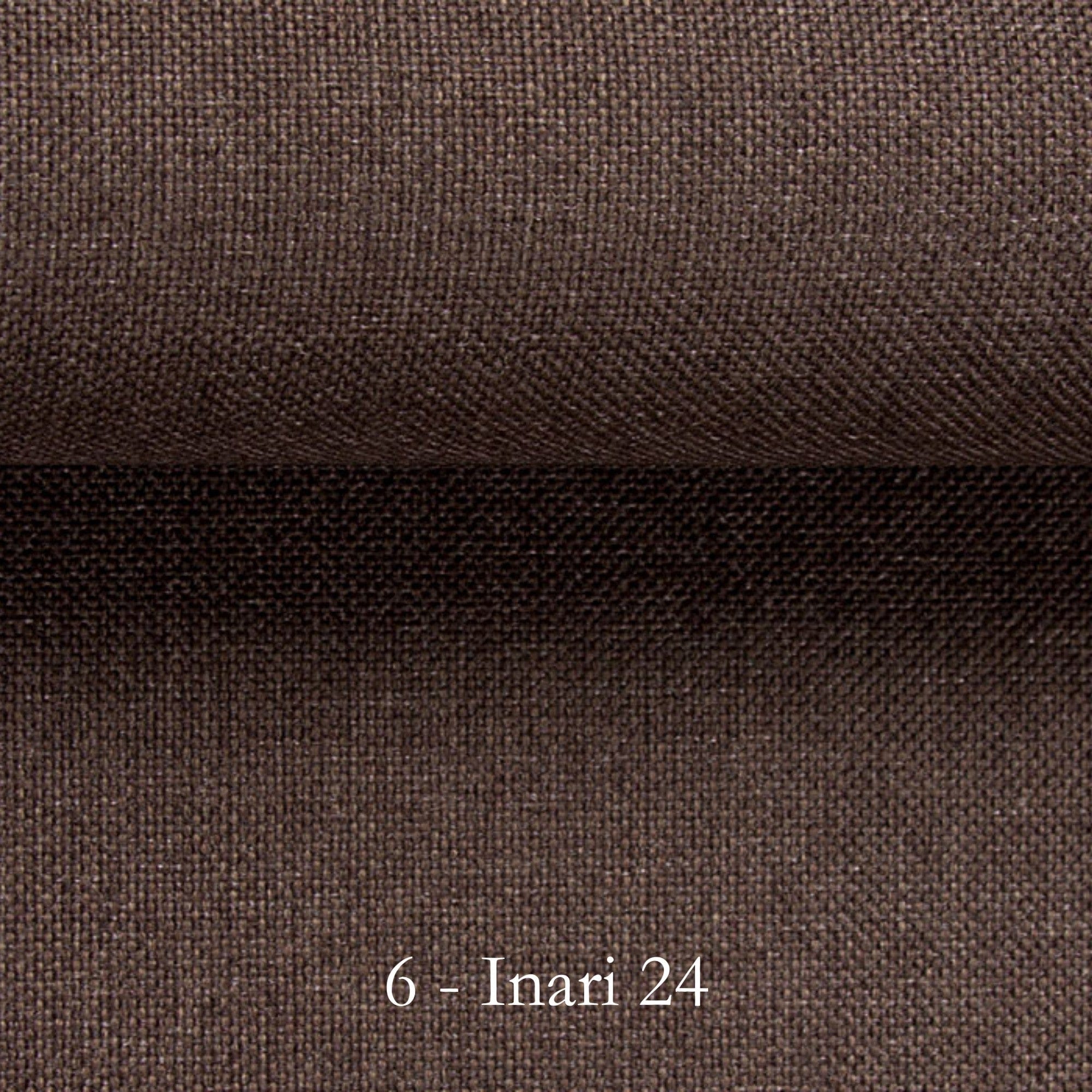 Scaun NILO 8, stejar sonoma/maro - Inari 24, lemn de fag/stofa clasica, 43x40x94 cm