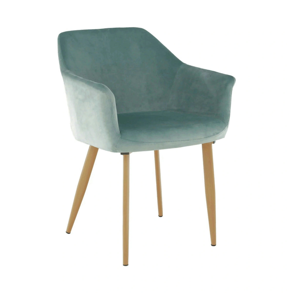 Scaun ODOVEL, menta/fag, tesatura/metal, 56x63x82 cm
