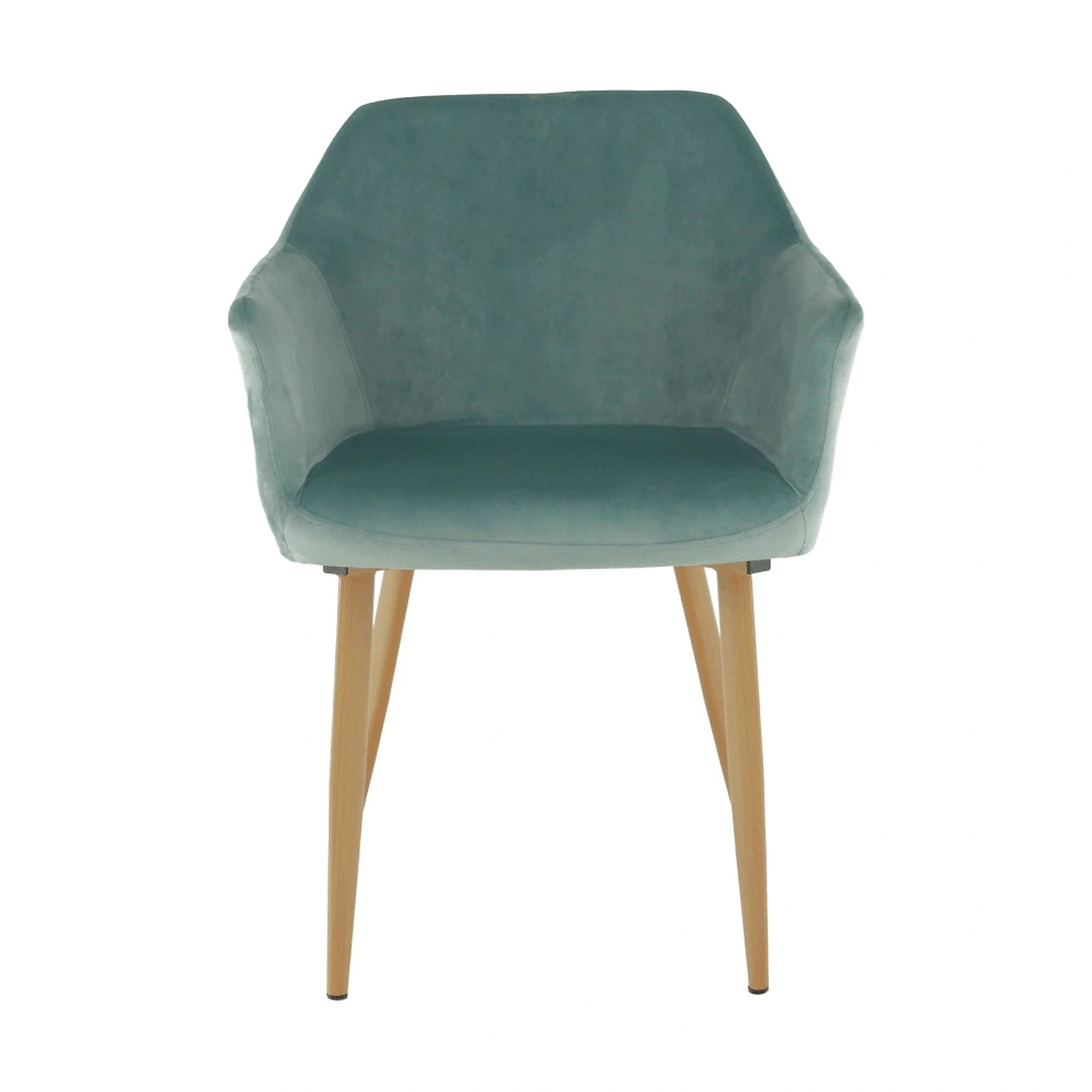 Scaun ODOVEL, menta/fag, tesatura/metal, 56x63x82 cm