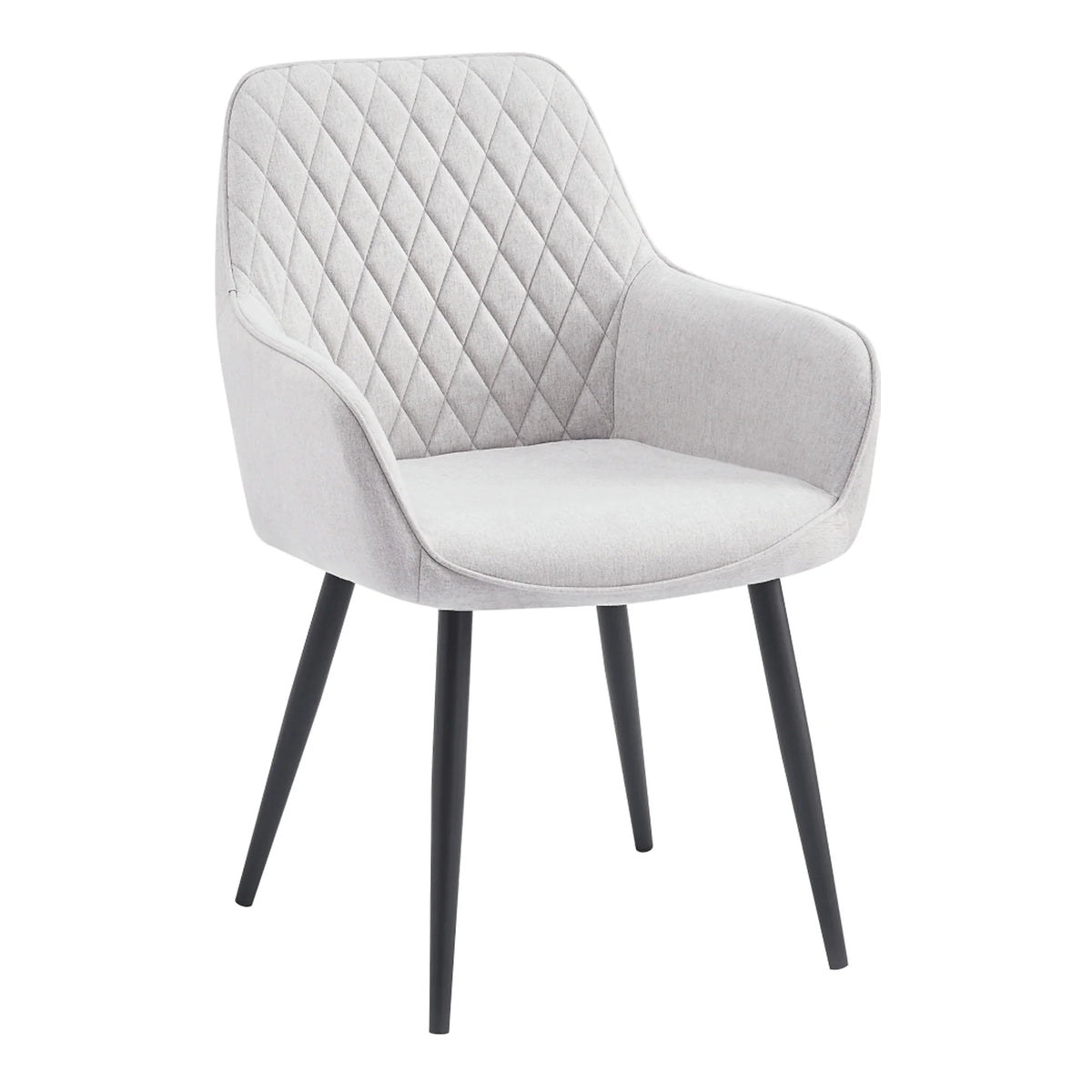 Scaun OSKOR, stofa clasica gri deschis - Nea 03, 56x59x84 cm