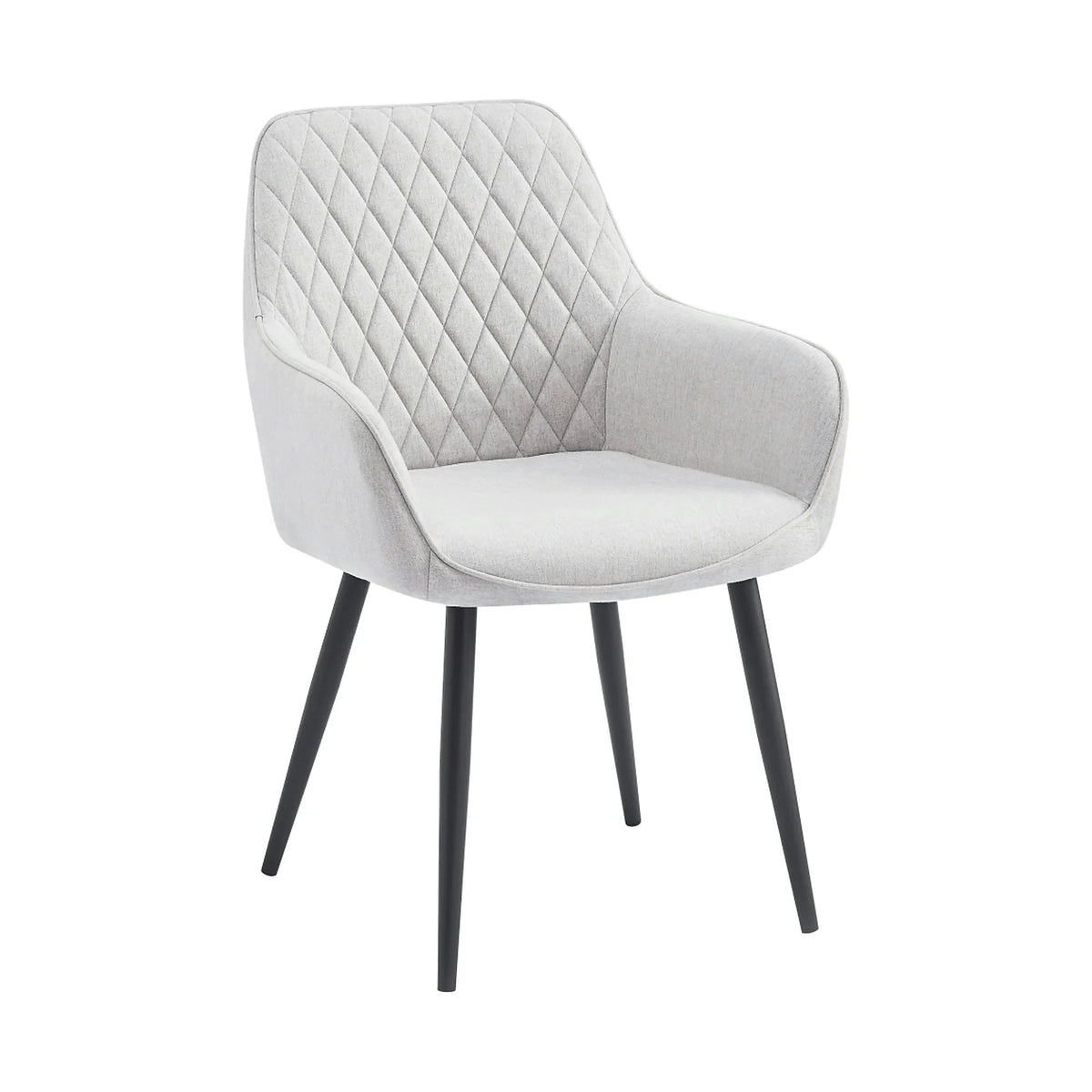 Scaun OSKOR, stofa clasica gri deschis - Nea 03, 56x59x84 cm