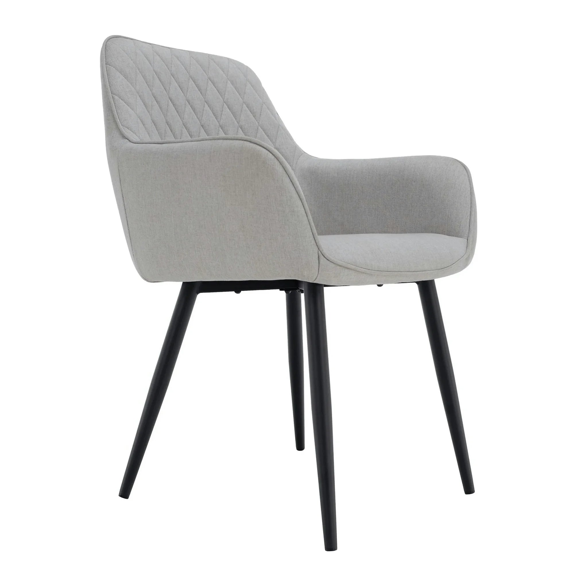 Scaun OSKOR, stofa clasica gri deschis - Nea 03, 56x59x84 cm