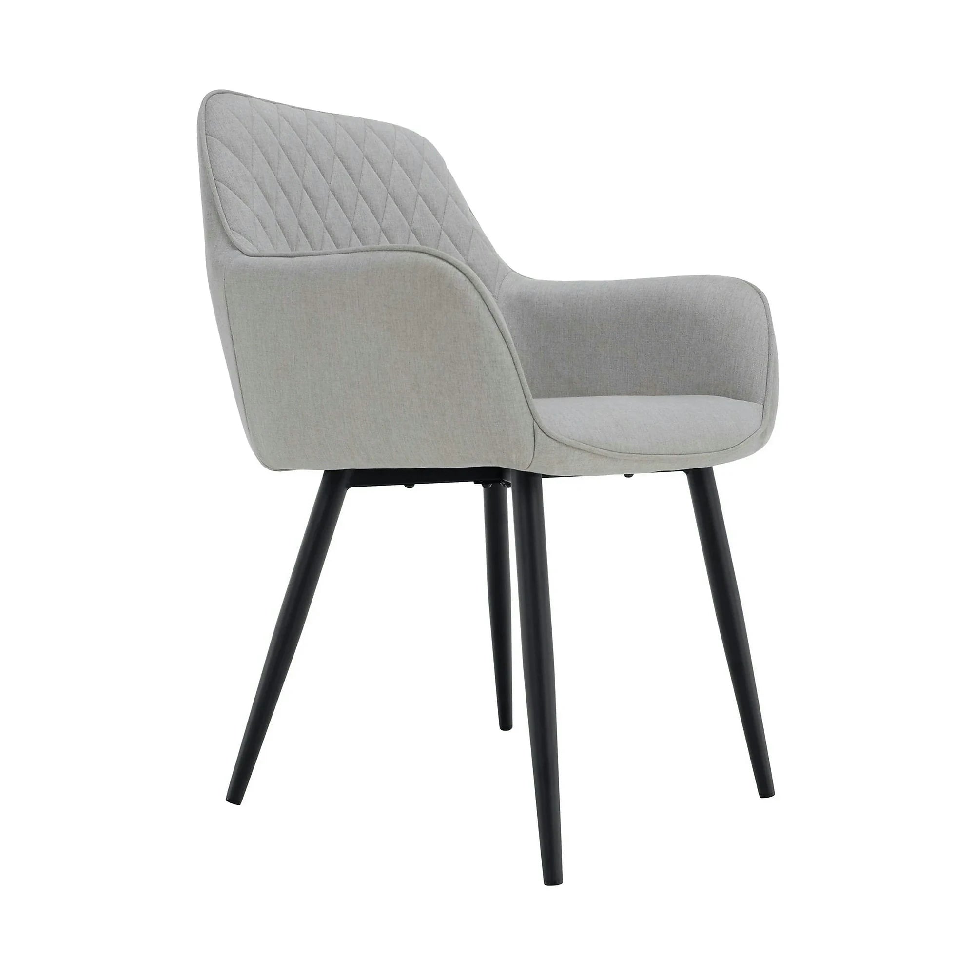 Scaun OSKOR, stofa clasica gri deschis - Nea 03, 56x59x84 cm
