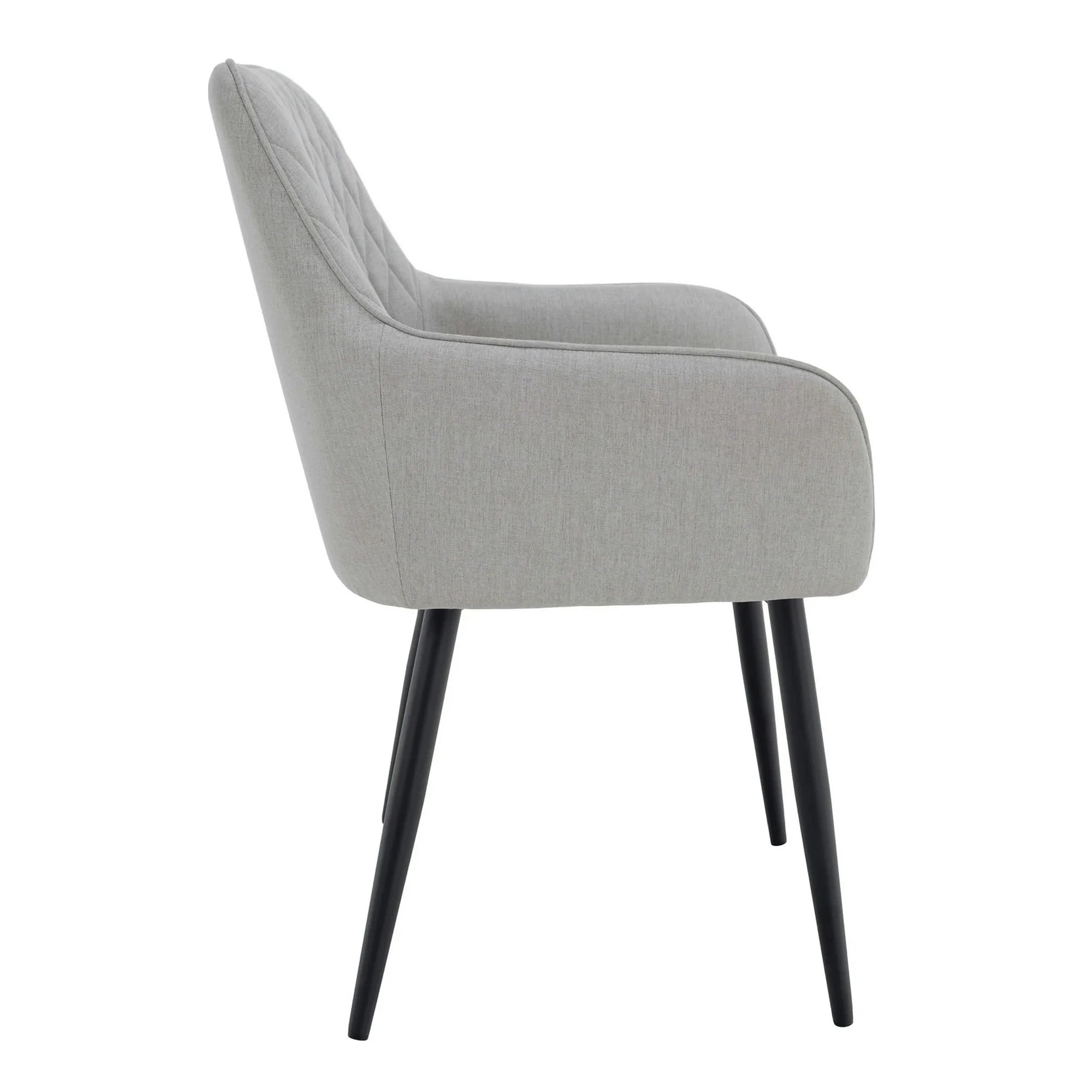 Scaun OSKOR, stofa clasica gri deschis - Nea 03, 56x59x84 cm