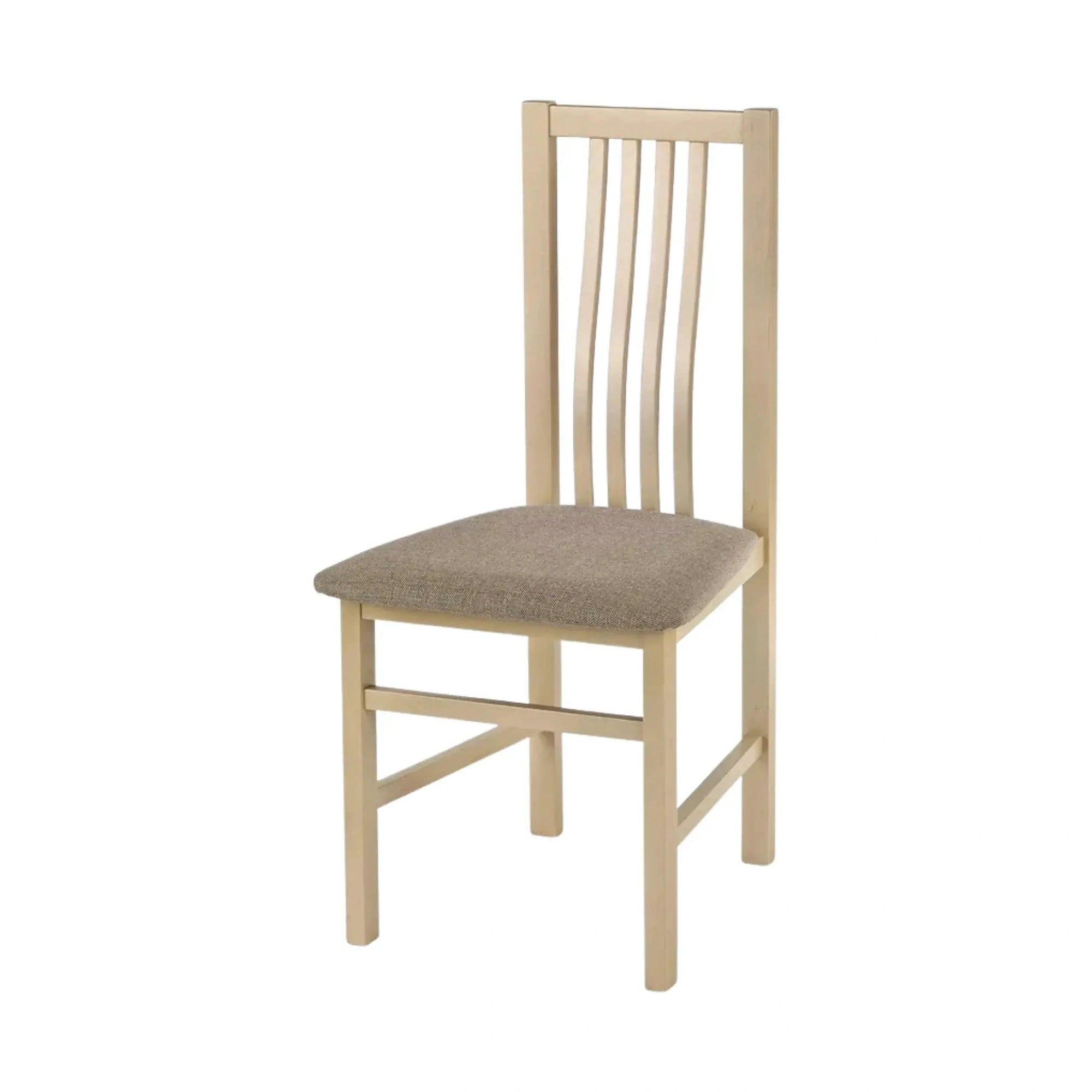 Scaun PAWEL, gri/stejar sonoma, stofa clasica/lemn de fag, 46X48X94 CM