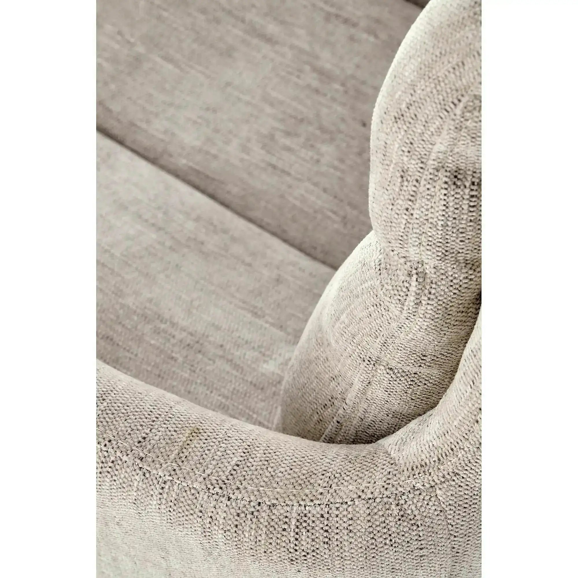 Scaun pentru living K495, bej/negru, stofa clasica/metal, 60x65x87 cm