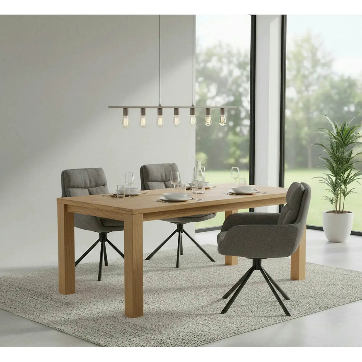 Scaun pentru living K495, gri/negru, stofa clasica/metal, rotativ, 60x65x87 cm