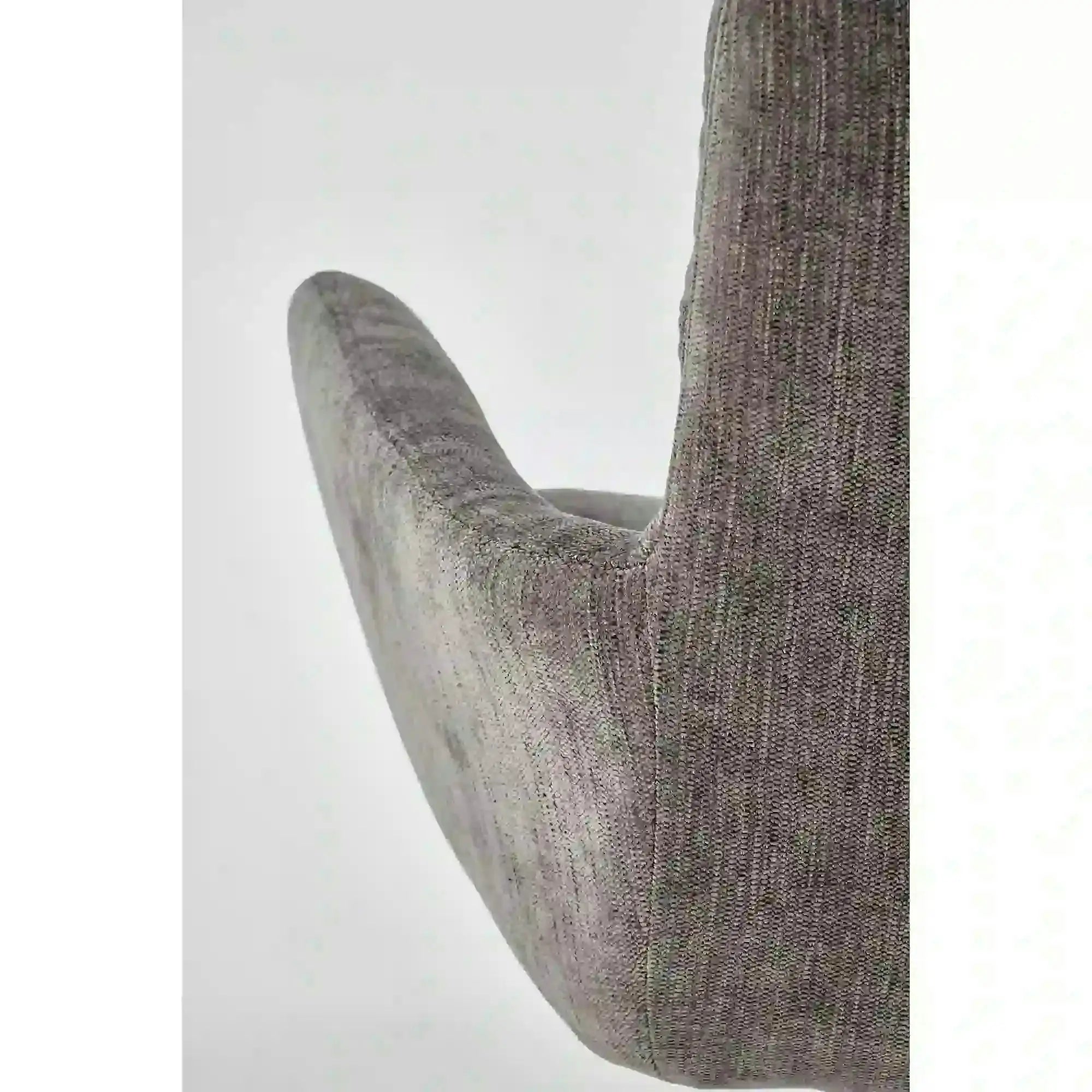 Scaun pentru living K495, gri/negru, stofa clasica/metal, rotativ, 60x65x87 cm
