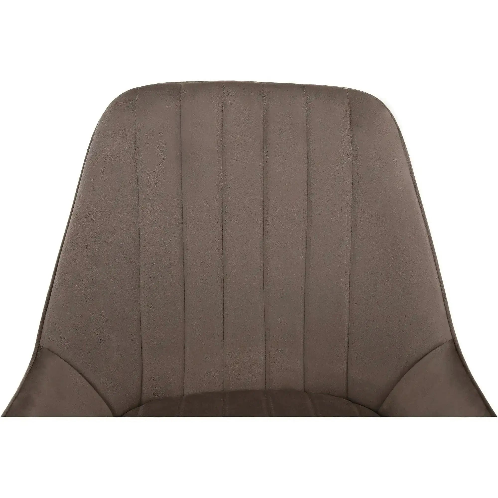 Scaun PERLIA, grej/auriu, metal/stofa catifelata, 56x62x89 cm