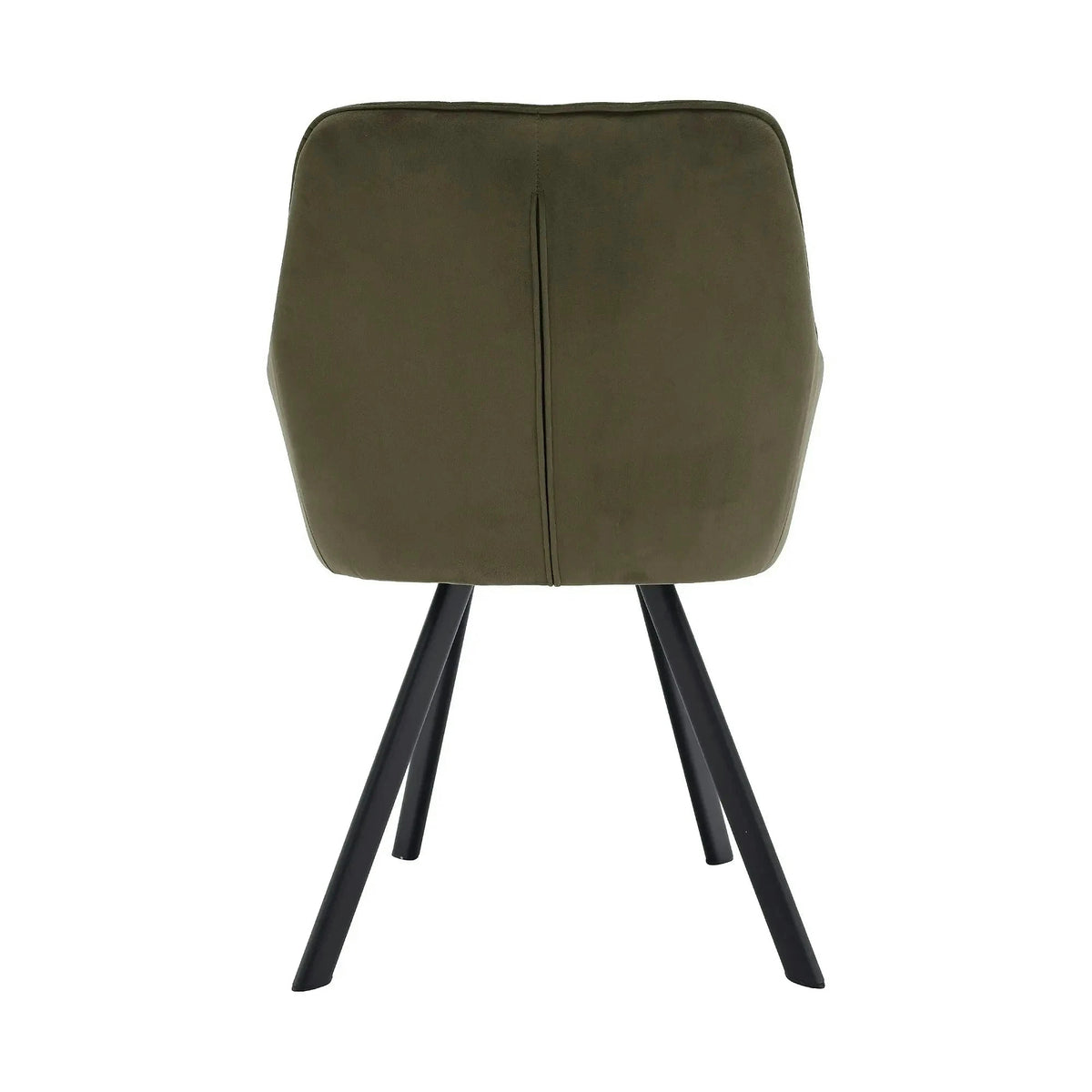 Scaun PETIN, stofa catifelata verde - Bluvel 77, 59x62x85 cm