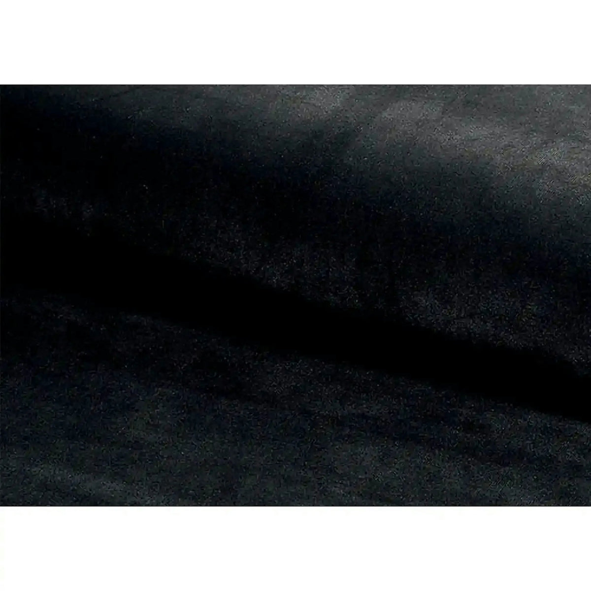 Scaun RALPH, negru, stofa catifelata/metal, 51x42x88 cm