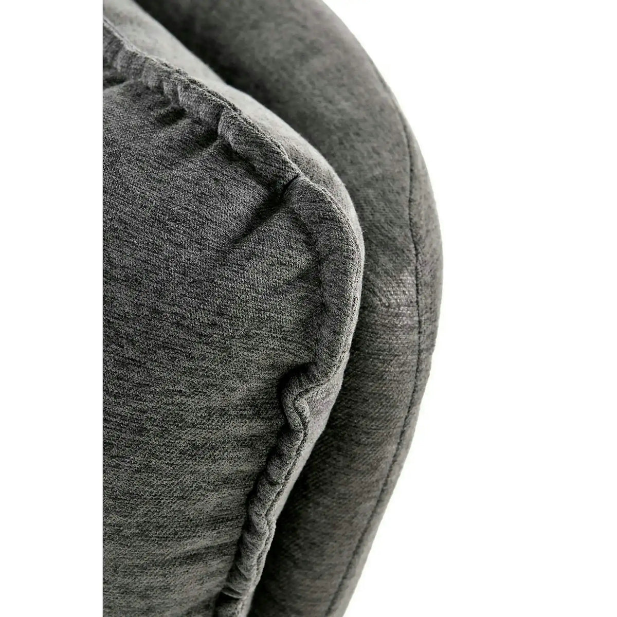 Scaun relaxare living VOLKER, gri, stofa clasica/metal, 75x88x85 cm