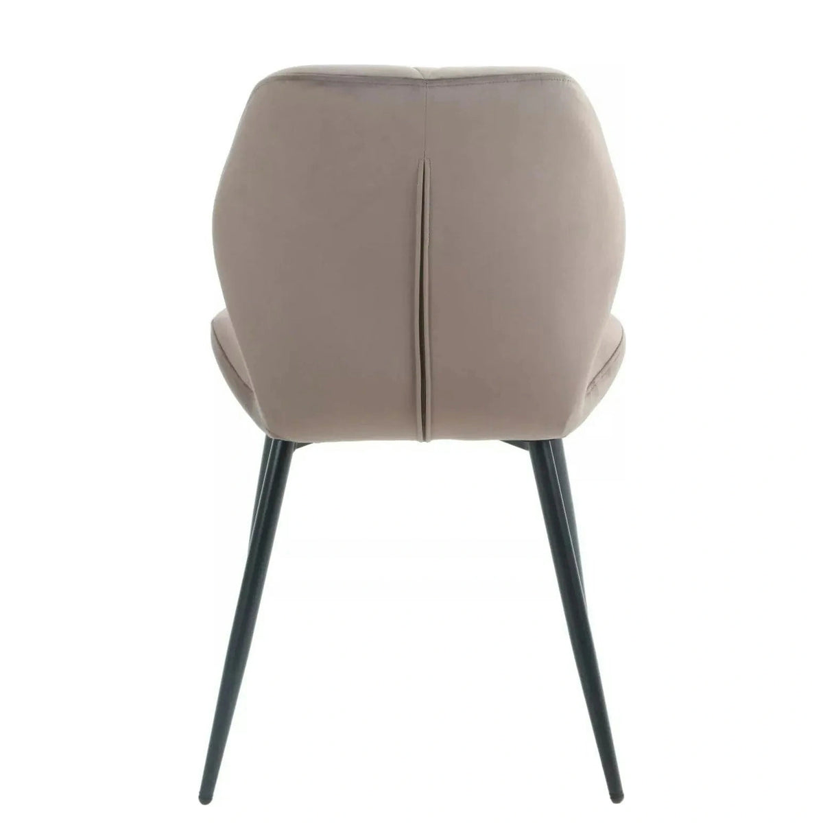Scaun RICK, cappuccino - Bluvel 38, stofa catifelata/metal, 48x56x86 cm