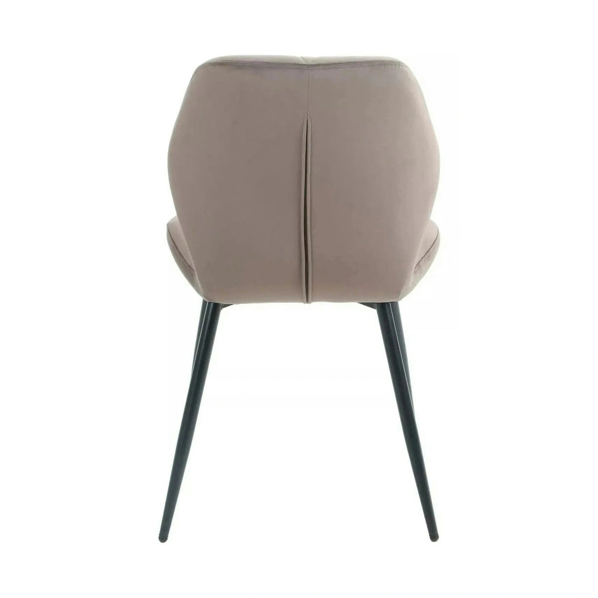 Scaun RICK, cappuccino - Bluvel 38, stofa catifelata/metal, 48x56x86 cm