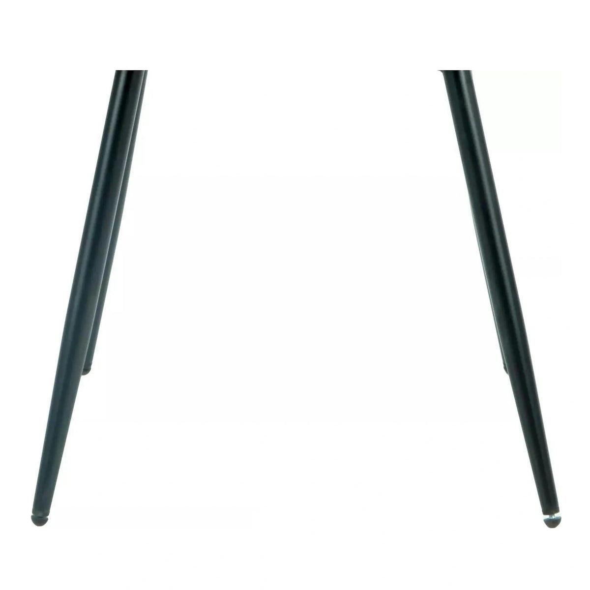Scaun RICK, negru - Bluvel 19, stofa catifelata/metal, 48x56x86 cm