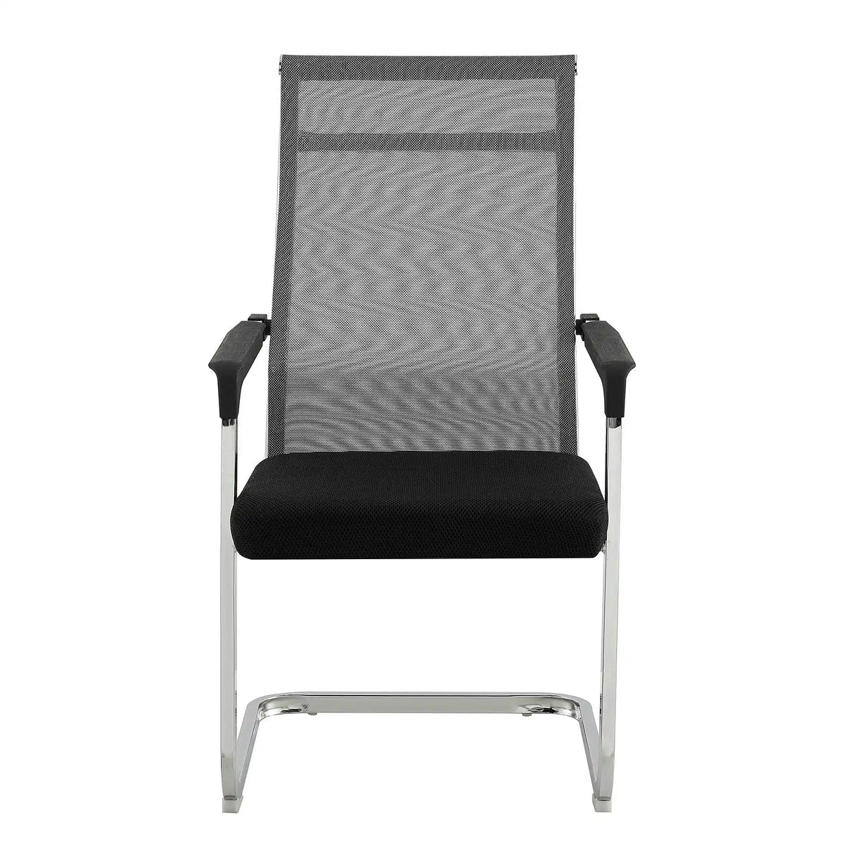 Scaun RIMALA NEW, gri/negru, plasa/metal, 56.5x64x101 cm