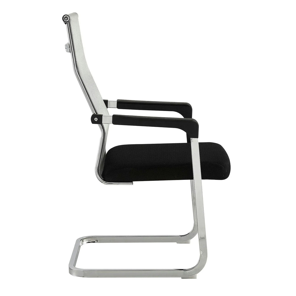 Scaun RIMALA NEW, gri/negru, plasa/metal, 56.5x64x101 cm