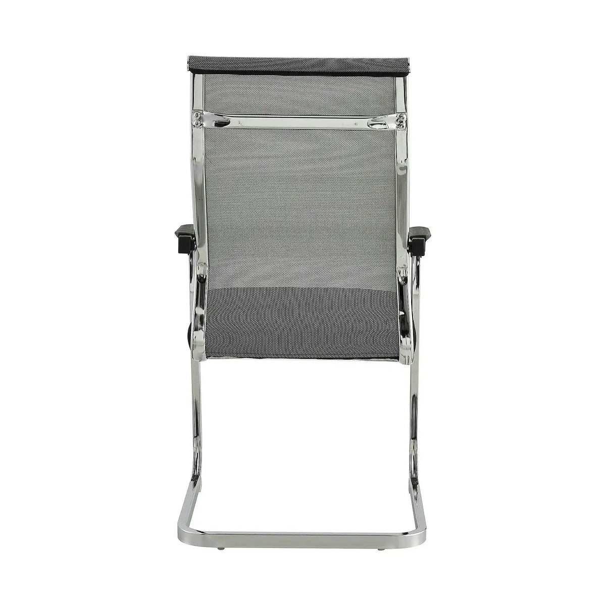 Scaun RIMALA NEW, gri/negru, plasa/metal, 56.5x64x101 cm