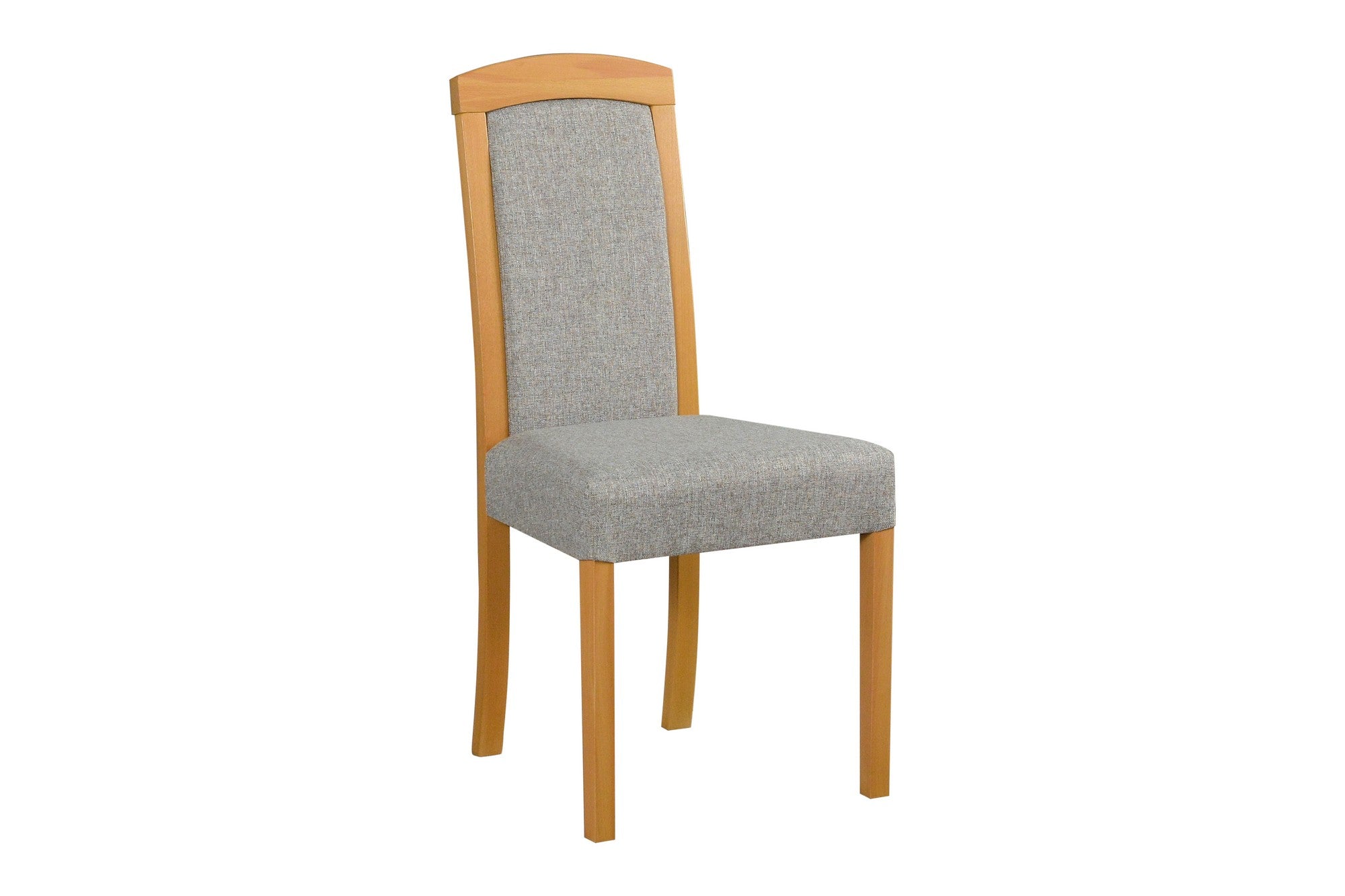 Scaun ROMA 7, stejar grandson/gri - Hygge 11, lemn de fag/stofa clasica, 45x41x96 cm