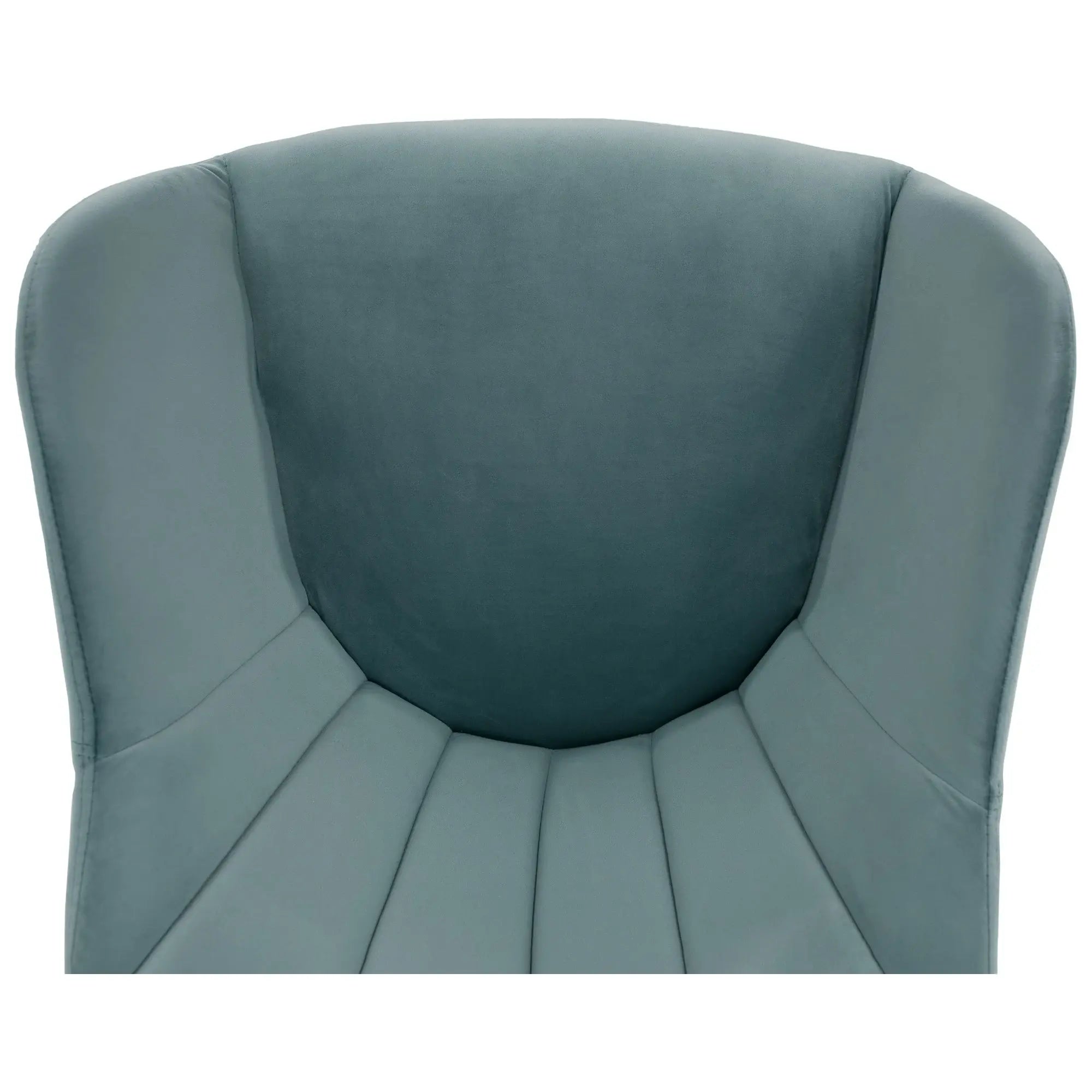 Scaun rotativ DALIO, verde menta/fag, stofa catifelata/lemn, 58x62x83 cm