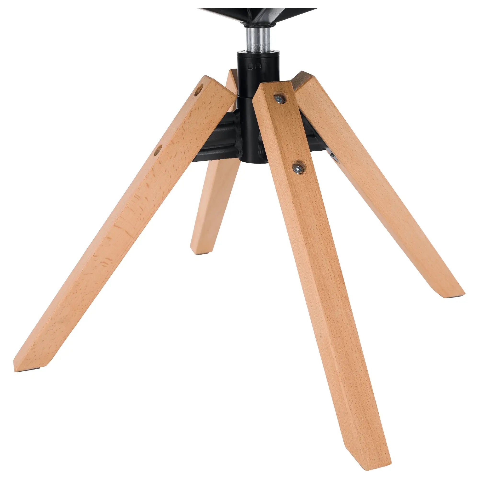 Scaun rotativ DALIO, verde menta/fag, stofa catifelata/lemn, 58x62x83 cm