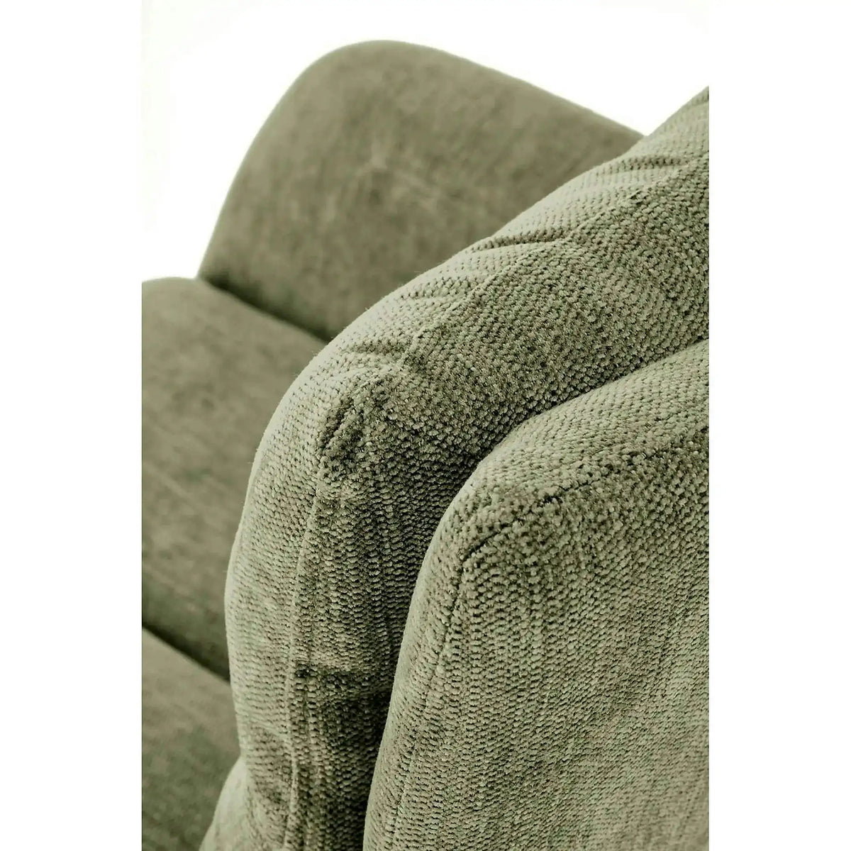Scaun rotativ K495, verde/negru, stofa clasica/metal, 60x65x87 cm