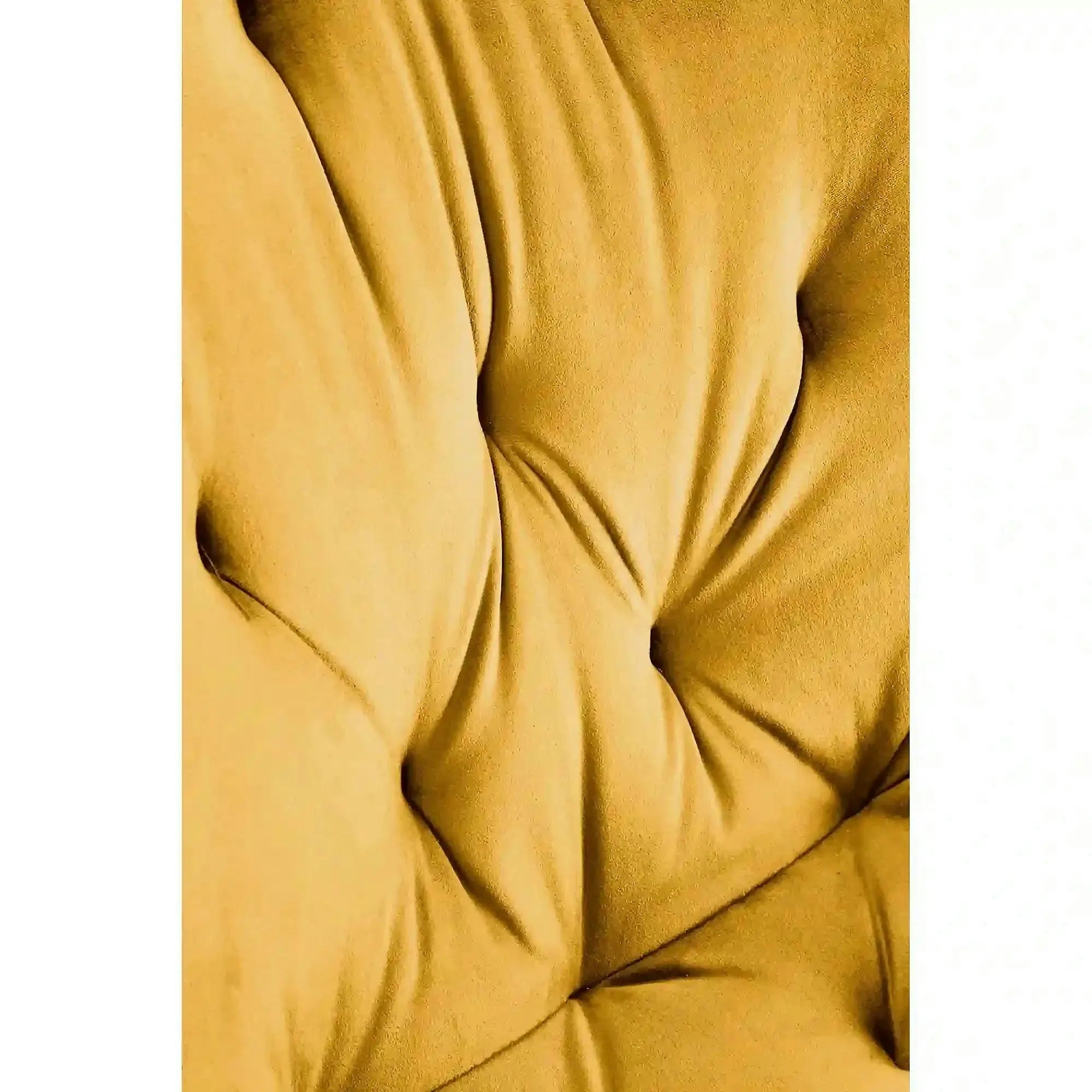 Scaun rotativ K519, galben/negru, stofa catifelata/metal, 54x63x86 cm