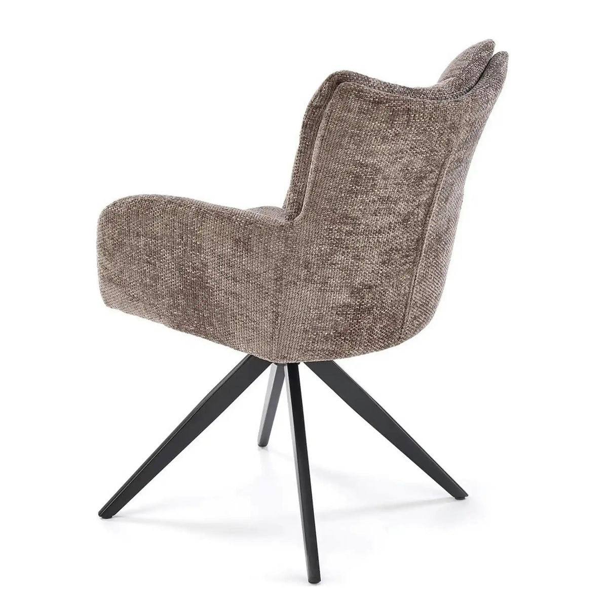 Scaun rotativ K540, gri/negru, stofa clasica/metal, 60x63x89 cm