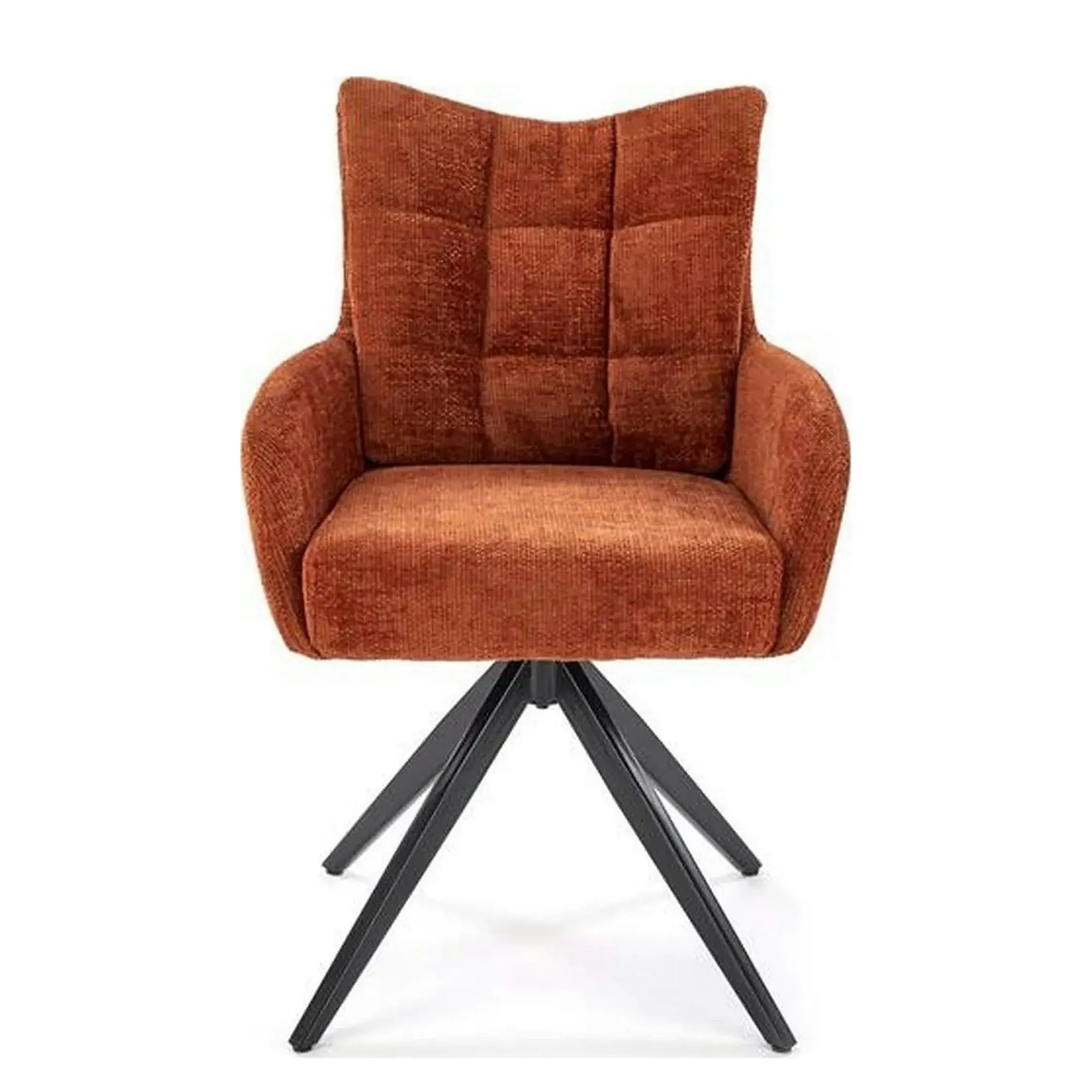 Scaun rotativ K540, scortisoara/negru, stofa clasica/metal, 60x63x89 cm