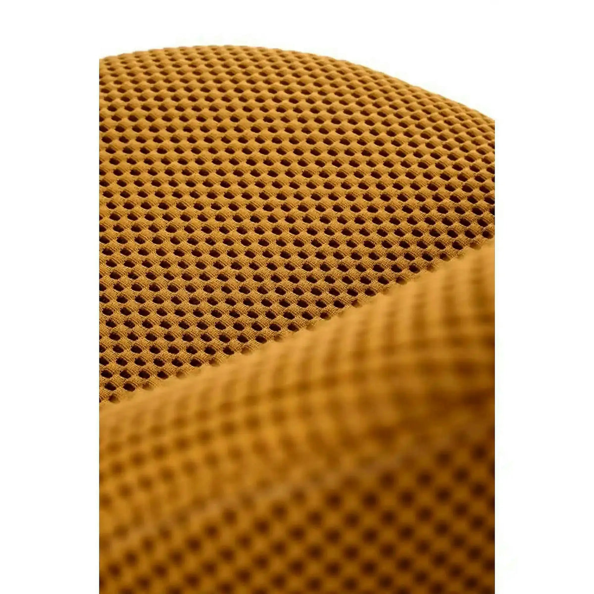 Scaun rotativ K546, galben/negru, panza/metal, 52x60x79 cm
