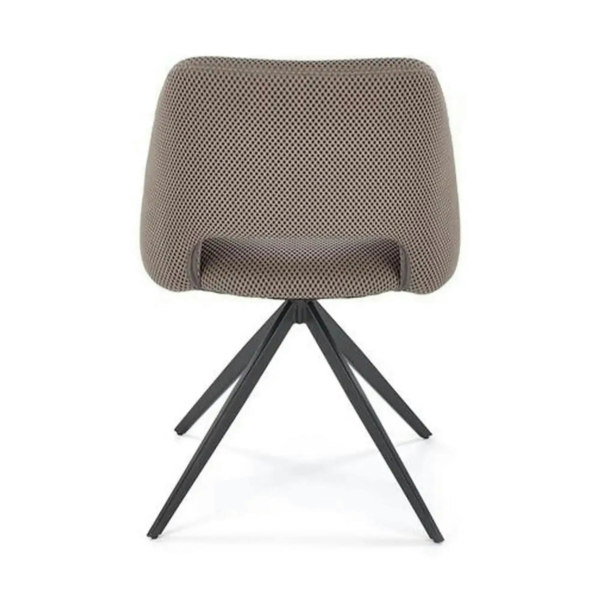 Scaun rotativ K546, gri/negru, panza/metal, 52x60x79 cm