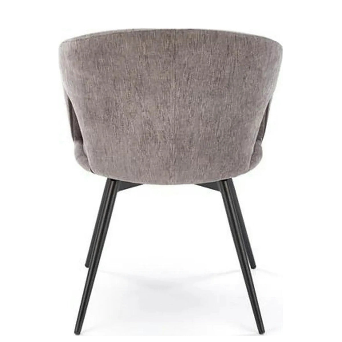 Scaun rotativ K550, gri/negru, stofa clasica/metal, 57x57x78 cm