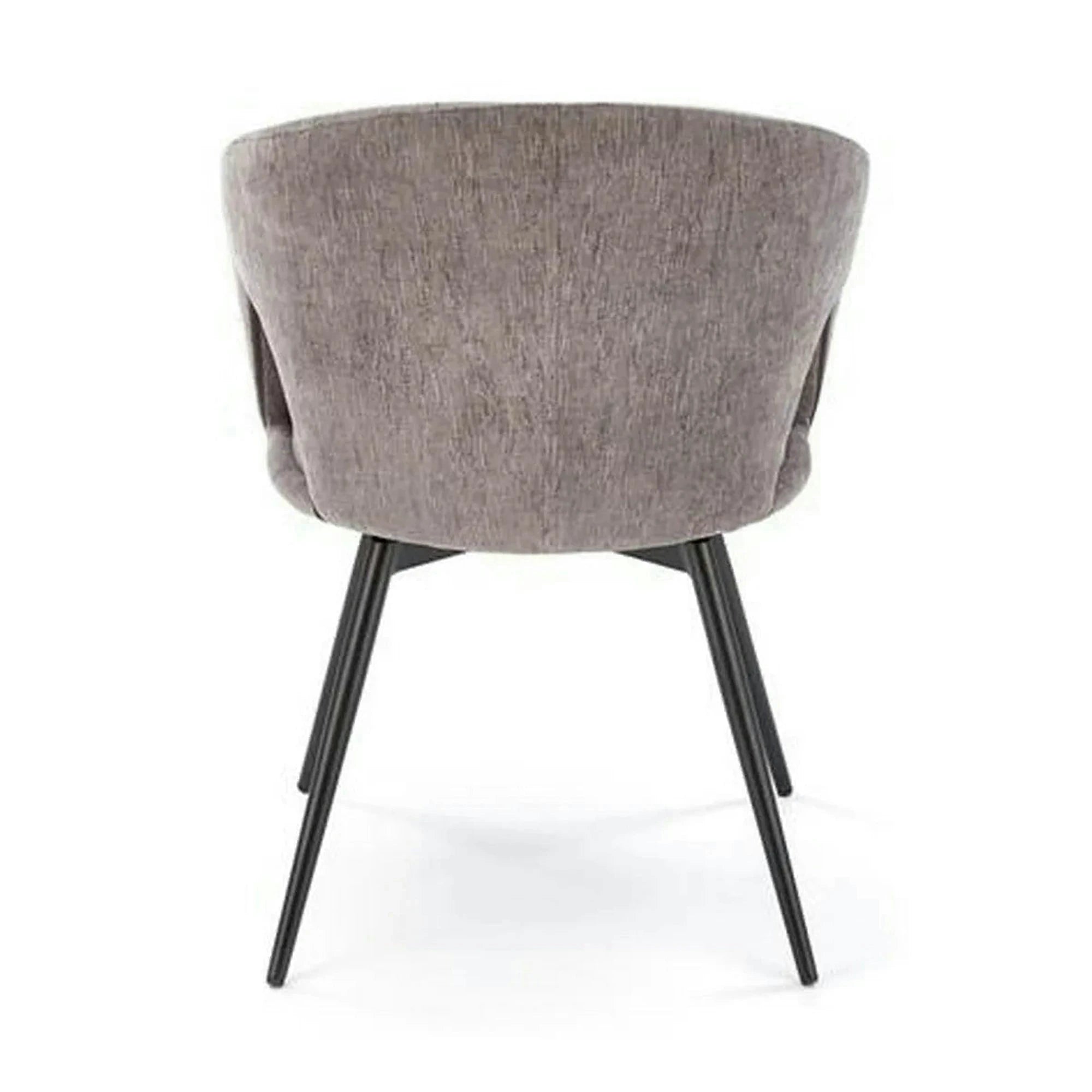 Scaun rotativ K550, gri/negru, stofa clasica/metal, 57x57x78 cm