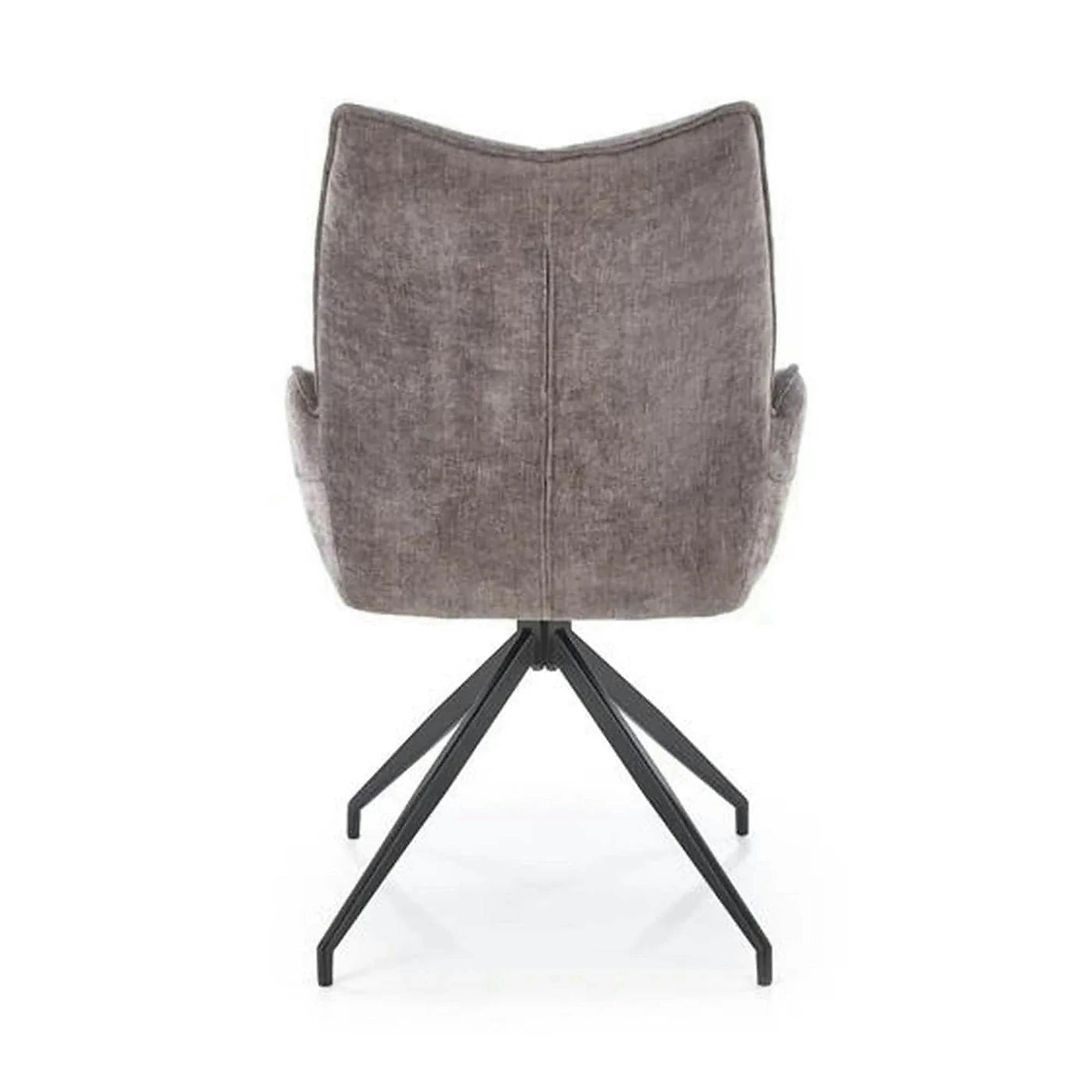 Scaun rotativ K553, gri/negru, stofa clasica/metal, 60x66x96 cm