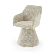 Scaun rotativ K603, stofa clasica bej, 55x55x85 cm