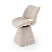 Scaun rotativ K613, stofa clasica bej, 53x60x87 cm