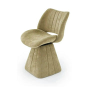 Scaun rotativ K613, stofa clasica verde olive, 53x60x87 cm