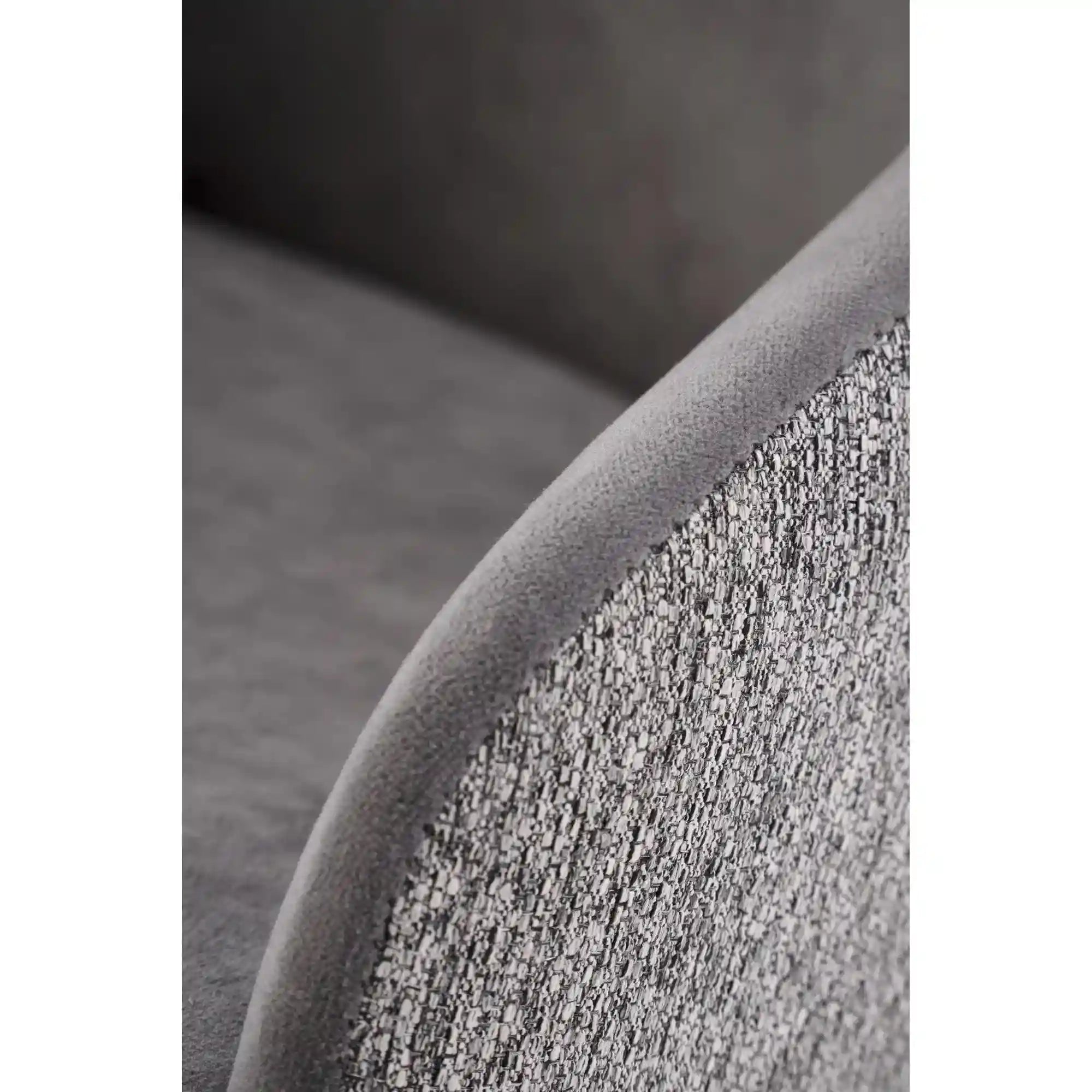 Scaun rotativ MALAGA, gri/stejar, stofa clasica/lemn, 50x53x79 cm