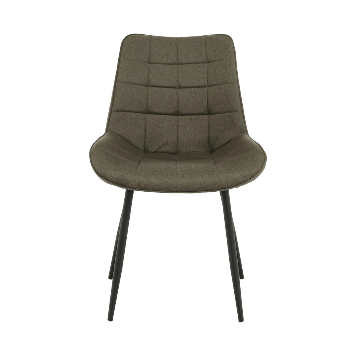 Scaun SARIN, gri maroniu taupe/negru, catifea/metal, 54x64x82 cm