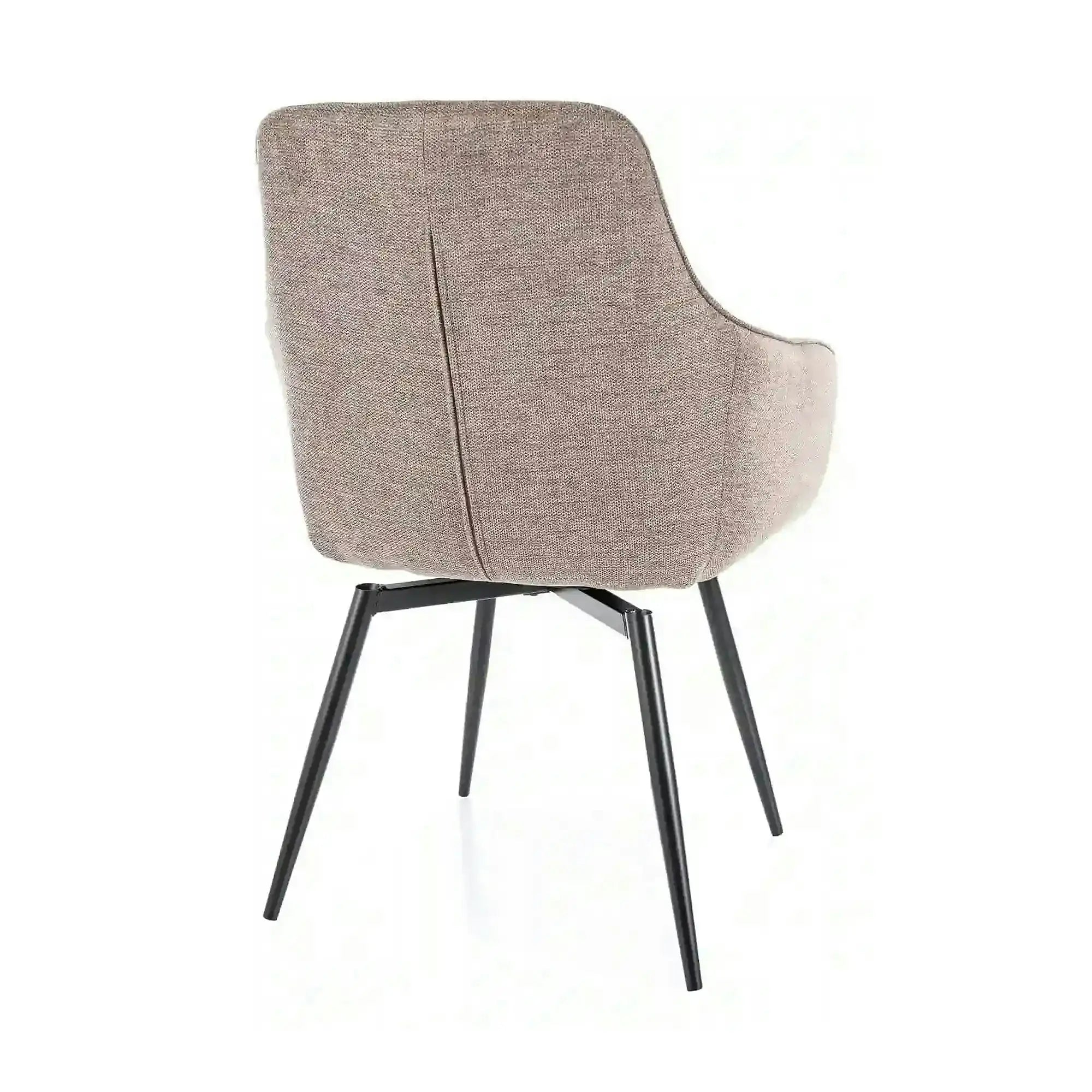 Scaun SERVIO, bej - Brego 34, stofa clasica/metal, 55x45x88 cm