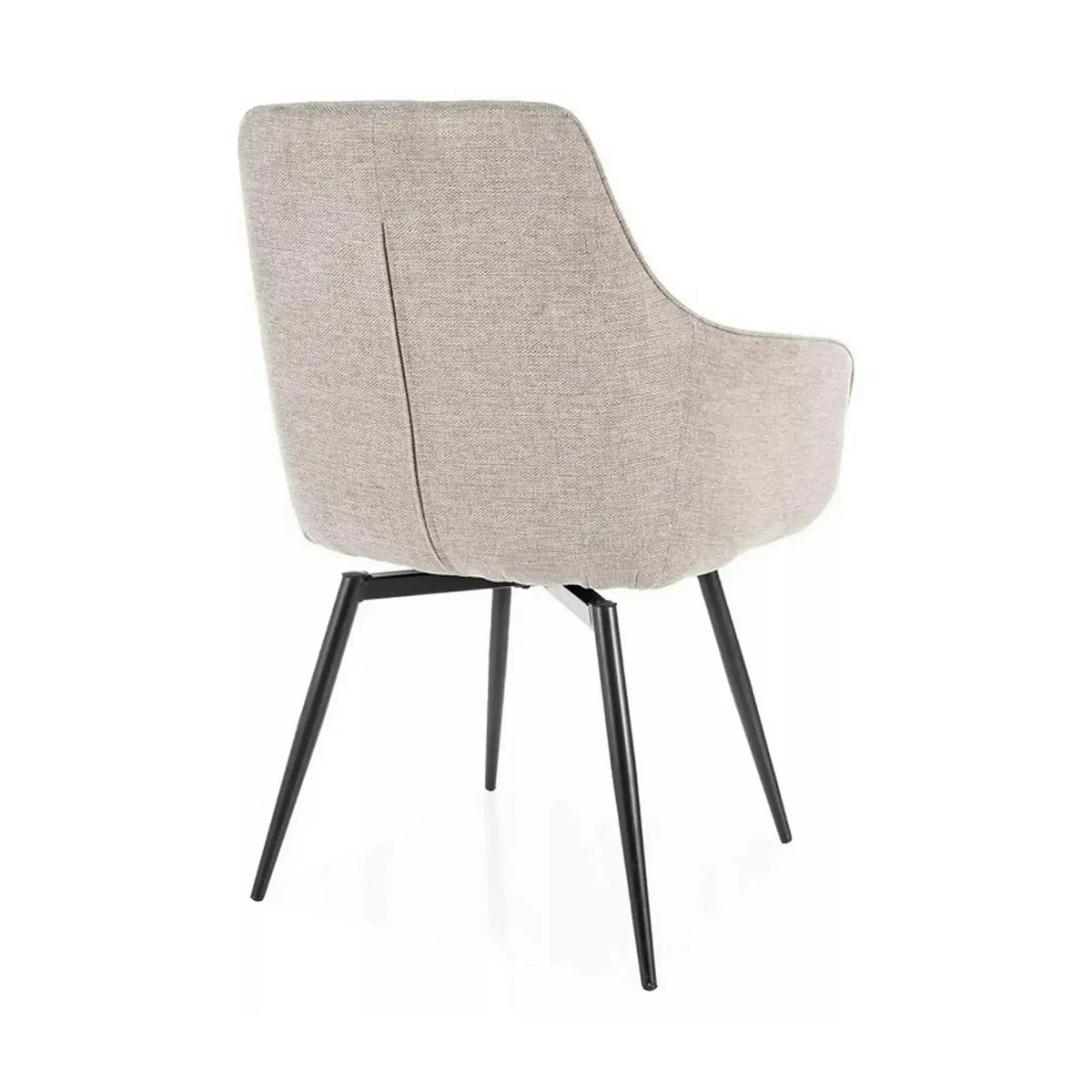 Scaun SERVIO, bej deschis - Brego 31, stofa clasica/metal, 55x58x88 cm