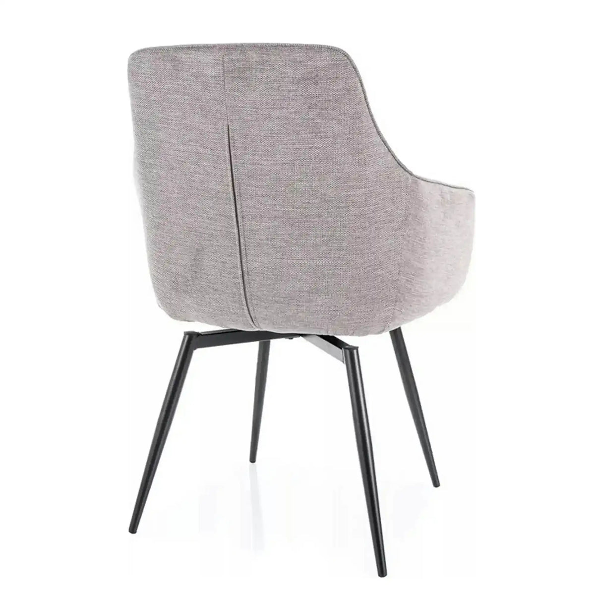 Scaun SERVIO, gri deschis - Brego 07, stofa clasica/metal, 55x45x88 cm