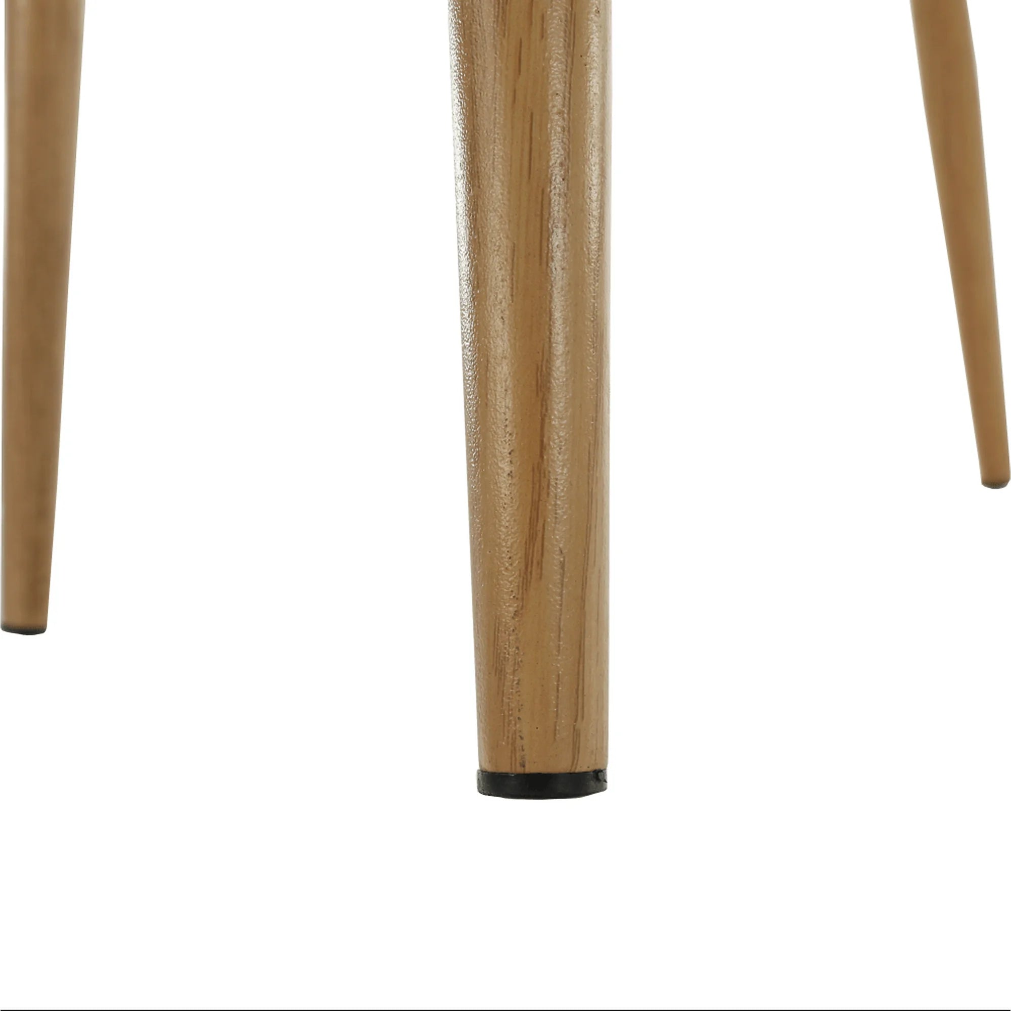 Scaun SINTIA, alb/stejar, plastic/metal, 46x53x85 cm