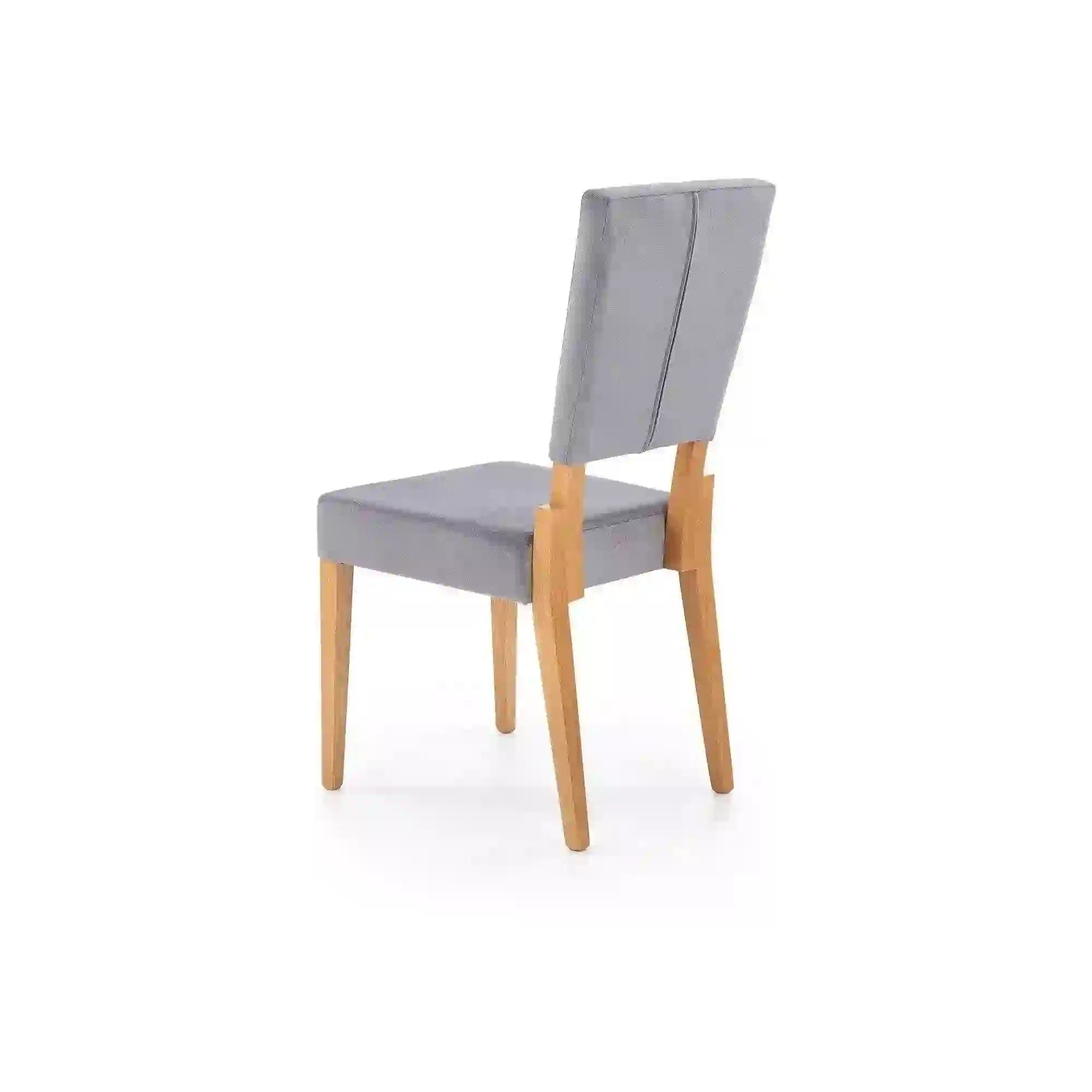 Scaun SORBUS, gri/stejar miere, stofa clasica, 44x57x95 cm