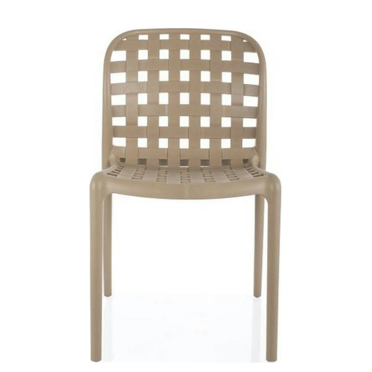 Scaun STRIP, bej, polipropilena, 46x42x83 cm