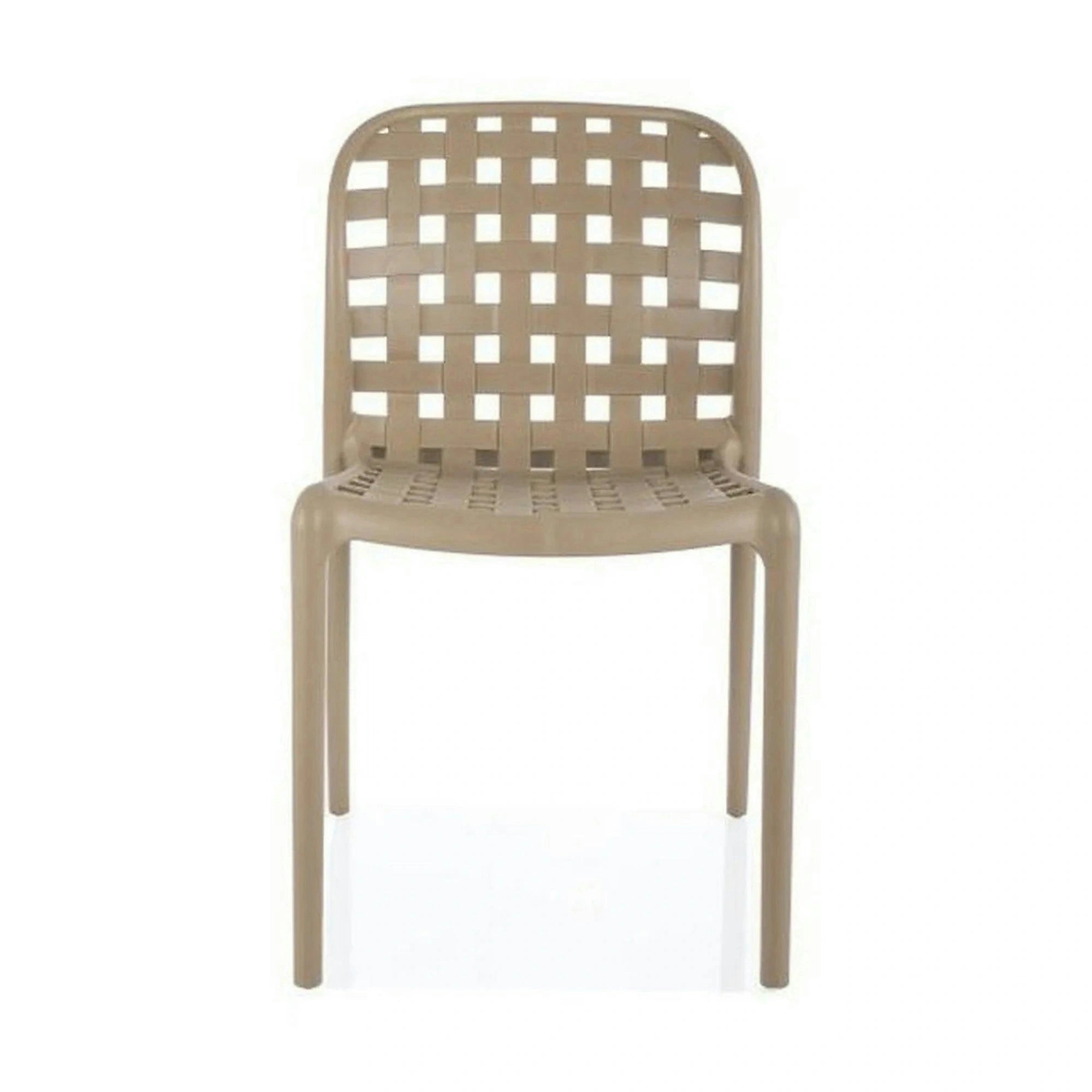Scaun STRIP, bej, polipropilena, 46x42x83 cm