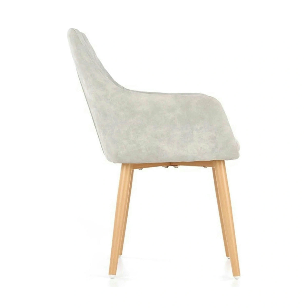 Scaun sufragerie K287, gri/stejar, 58x61x50 cm