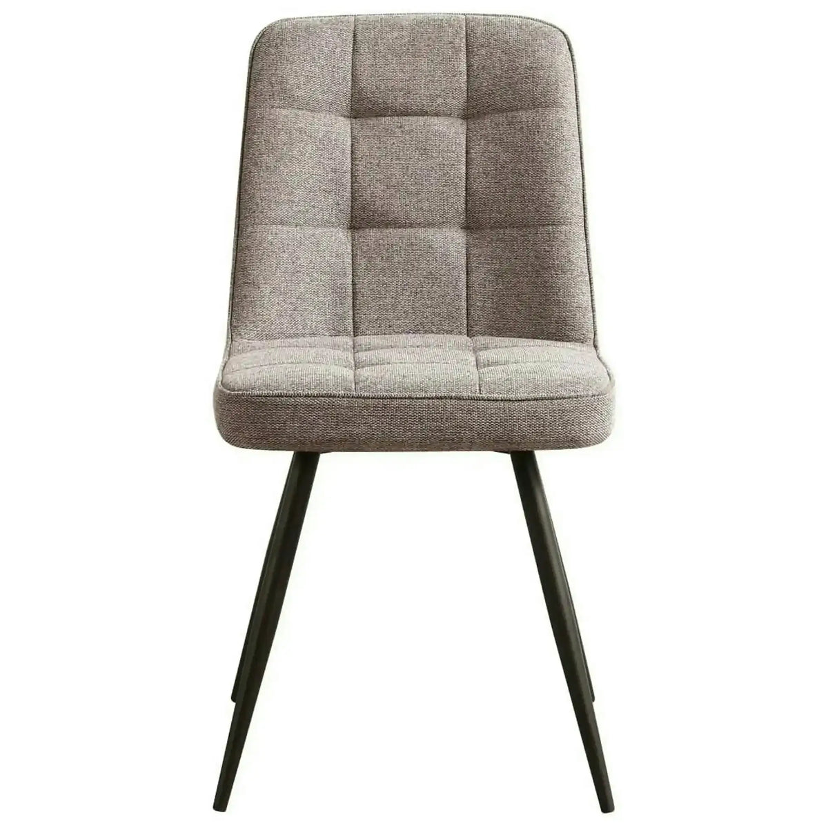 Scaun SUN, bej inchis/negru, stofa clasica/metal, 46x56x86 cm