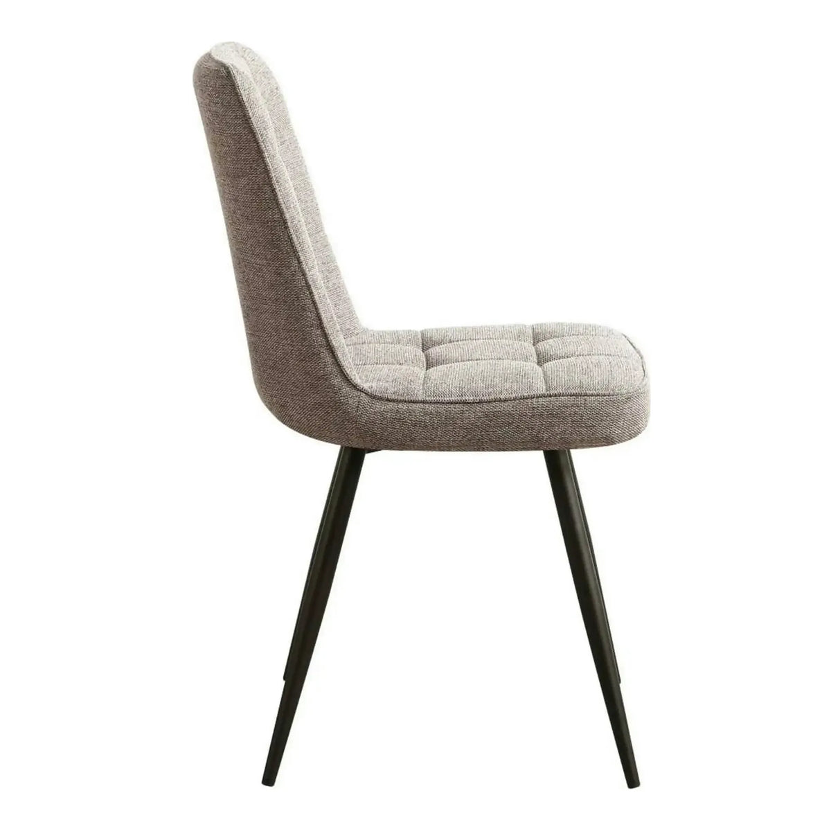 Scaun SUN, bej inchis/negru, stofa clasica/metal, 46x56x86 cm